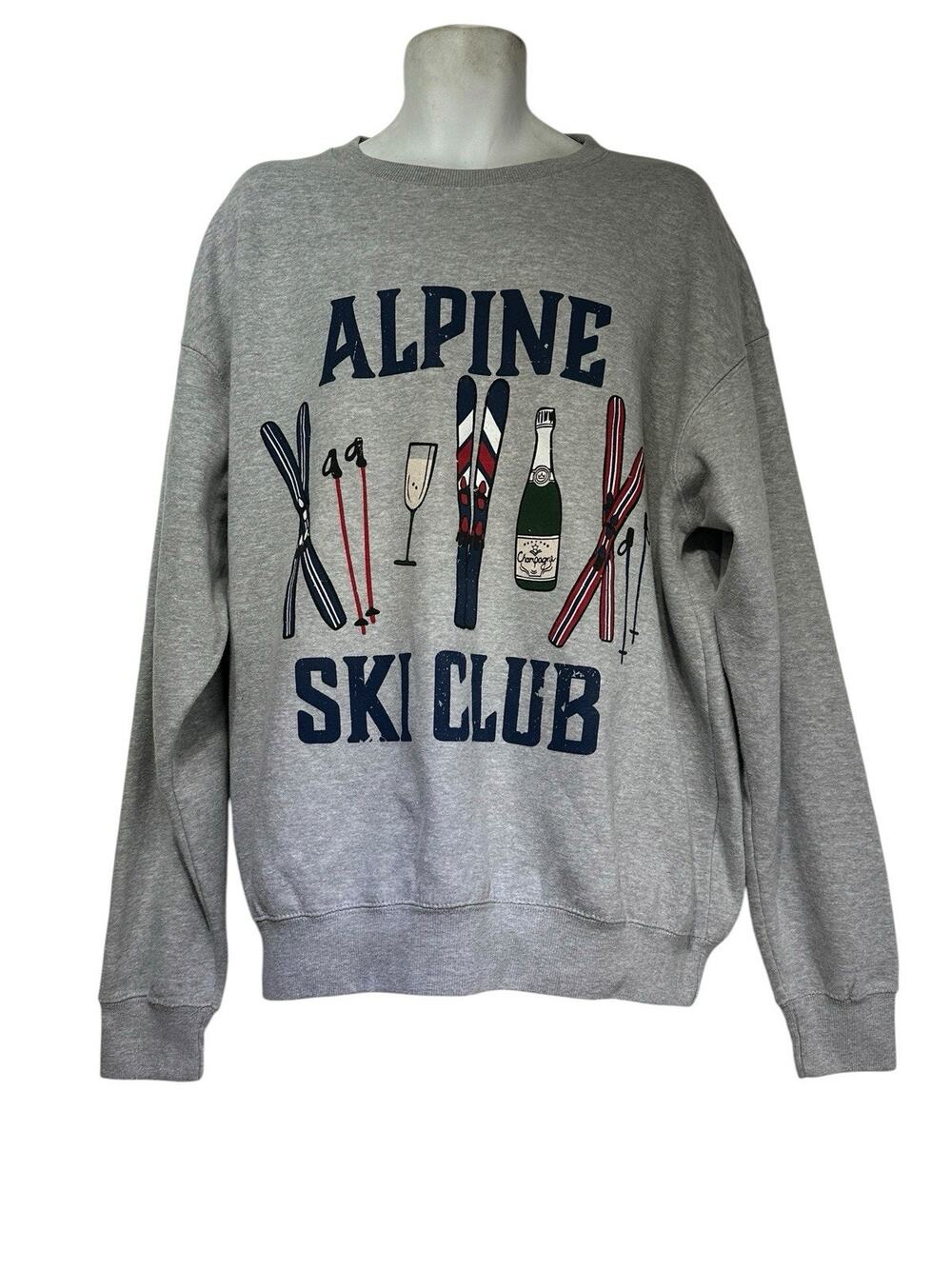 Show Me Your Mumu Alpine Ski Club sweatshirt Size S